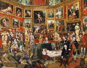 Johann Zoffany The Tribuna of the Uffizi (mk25) oil painting artist